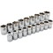 Dynamic Tools 1/2" Drive 19 Piece 6 Point Std, Metric Socket Set, 10mm - 28mm D018004 - alternate 1